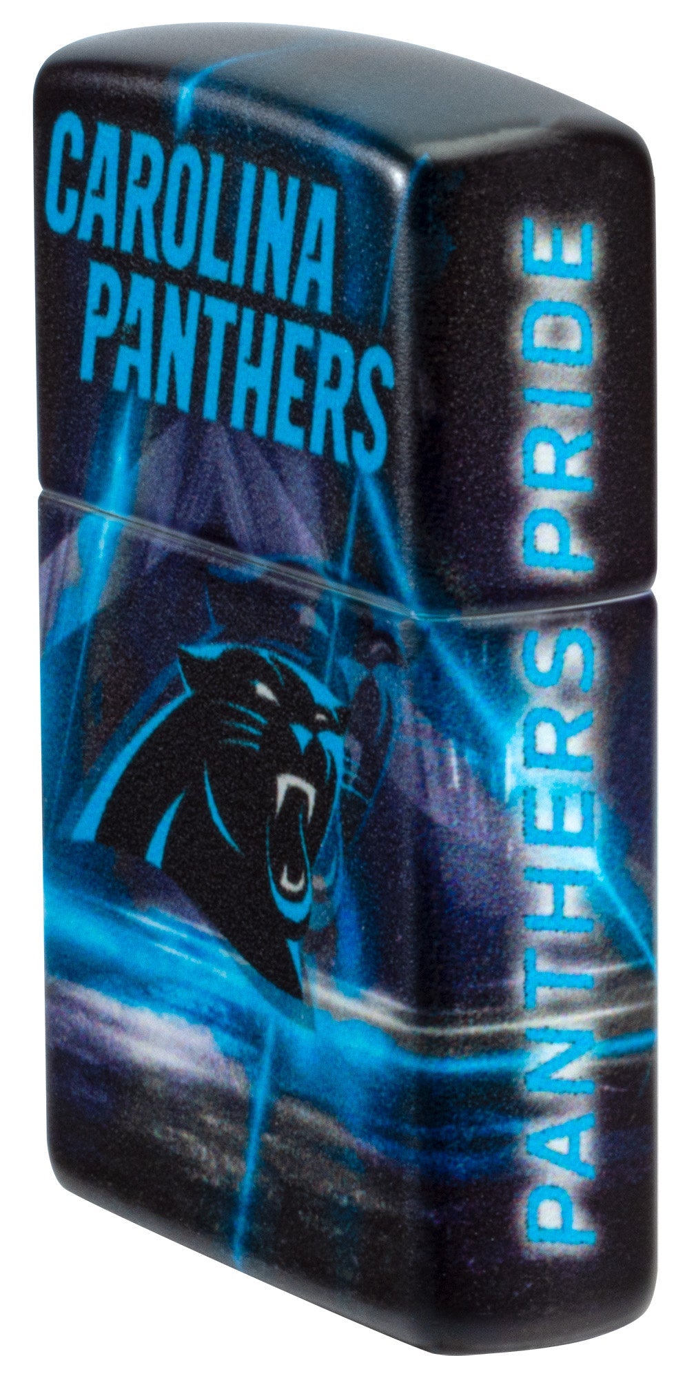 Zippo NFL Carolina Panthers Team Spirit Design Black Matte Windproof Lighter