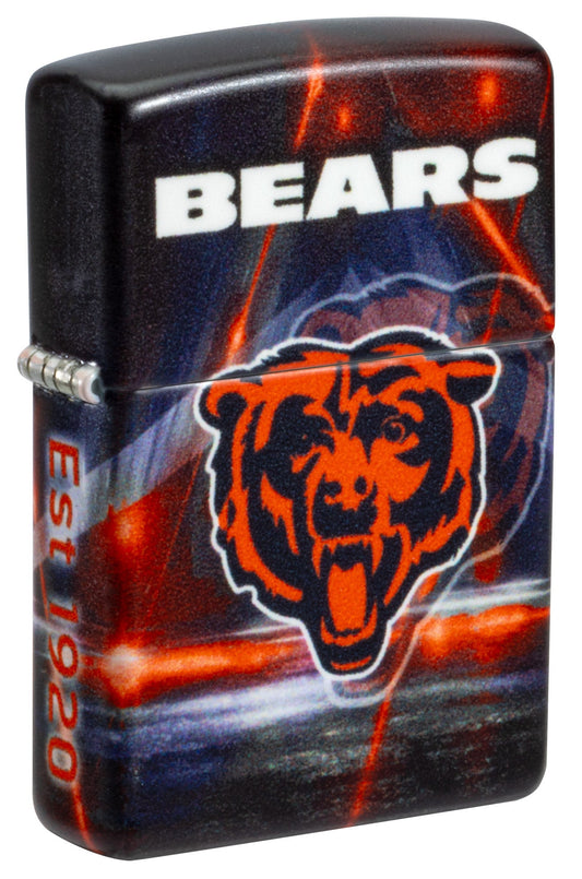 Zippo NFL Chicago Bears Team Spirit Design Black Matte Windproof Lighter