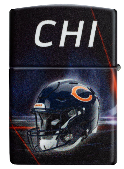 Zippo NFL Chicago Bears Team Spirit Design Black Matte Windproof Lighter
