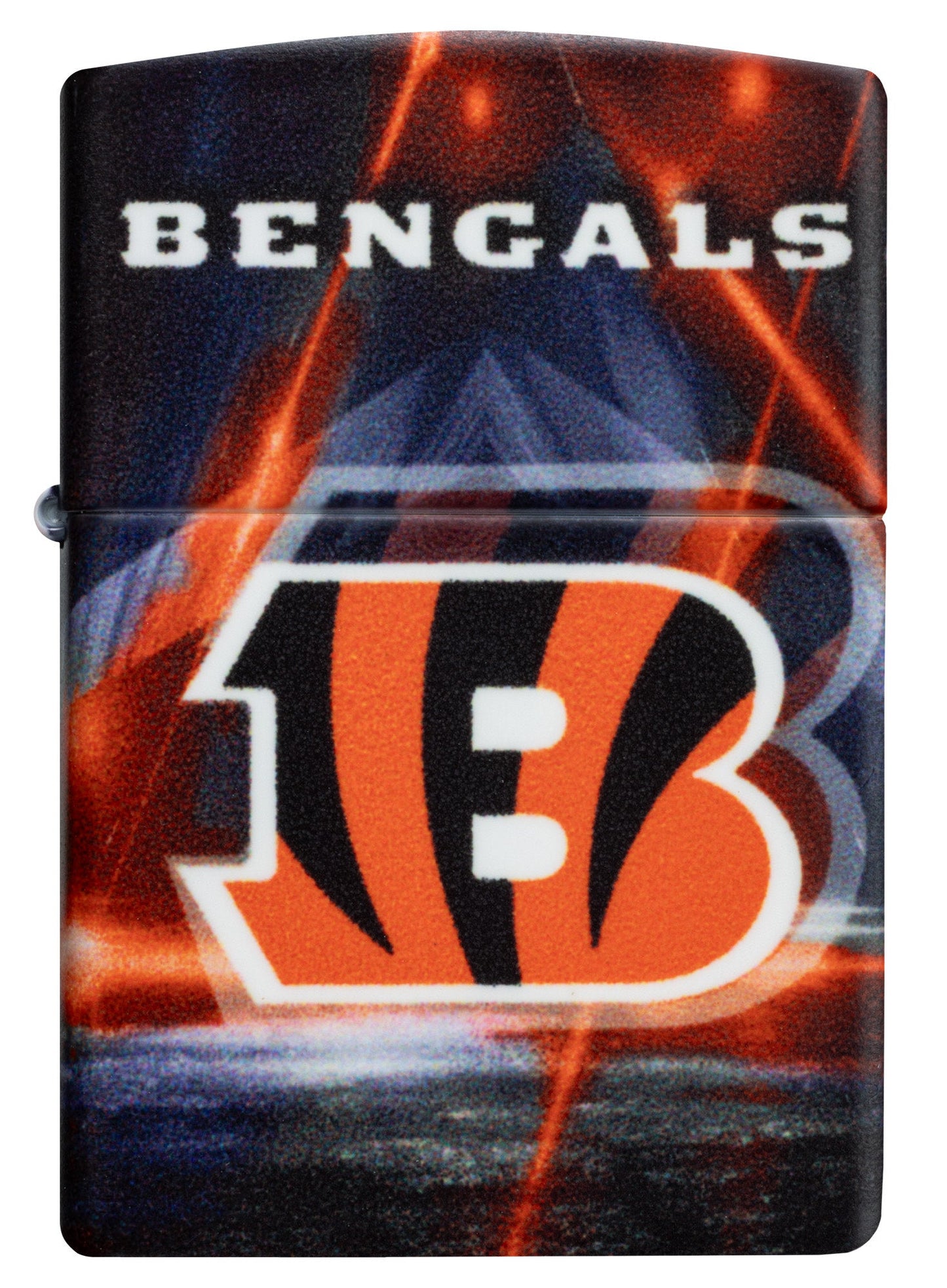 Zippo NFL Cincinnati Bengals Team Spirit Design Black Matte Windproof Lighter