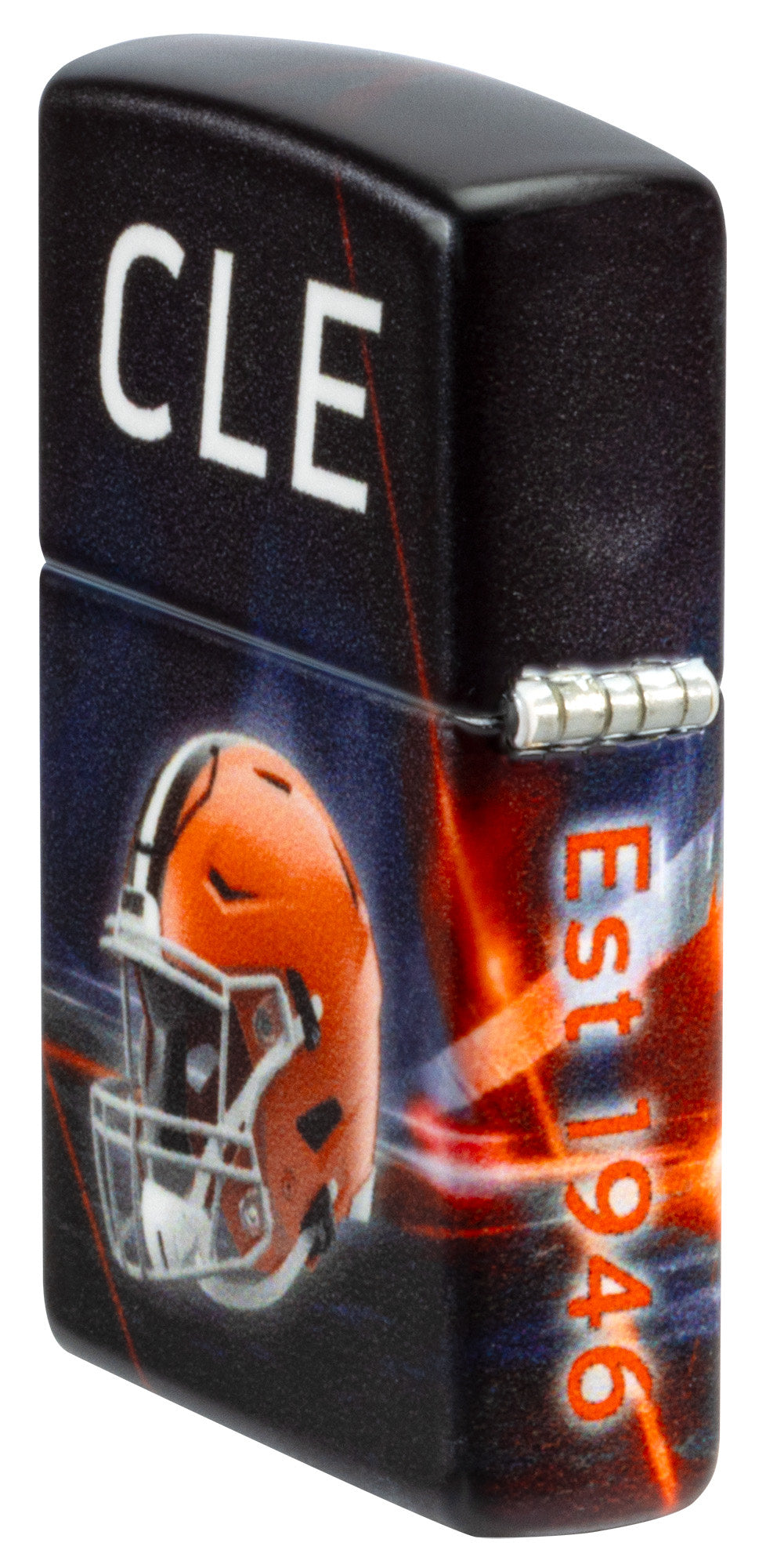Zippo NFL Cleveland Browns Team Spirit Design Black Matte Windproof Lighter