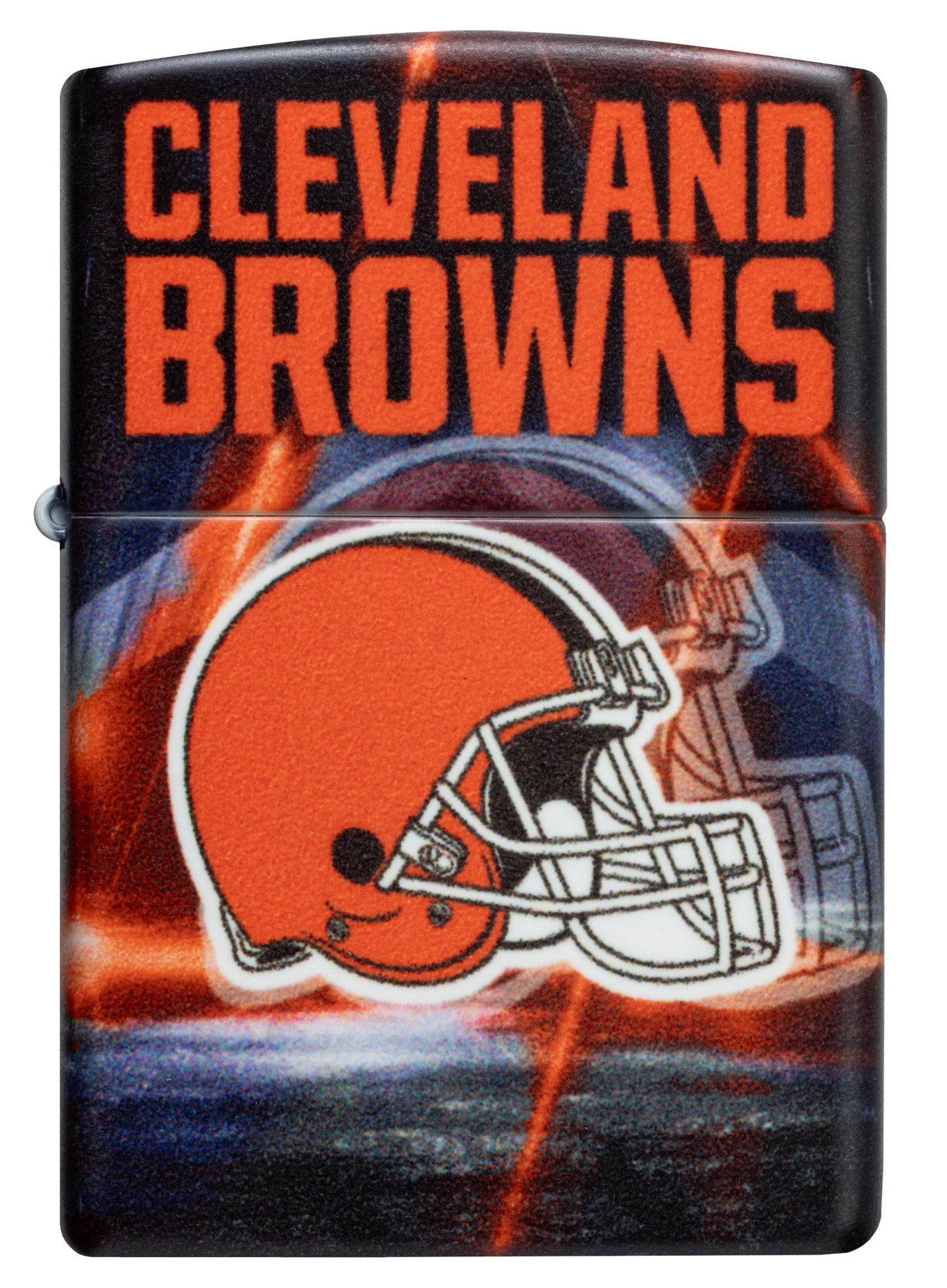 Zippo NFL Cleveland Browns Team Spirit Design Black Matte Windproof Lighter