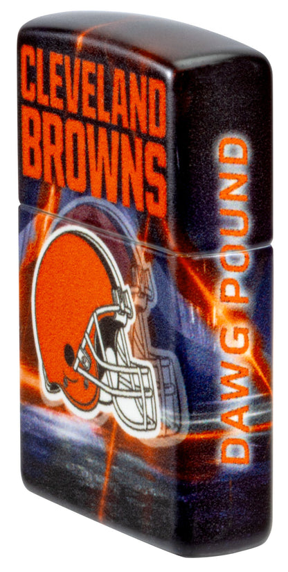Zippo NFL Cleveland Browns Team Spirit Design Black Matte Windproof Lighter