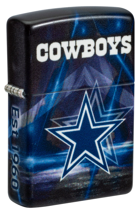 Zippo NFL Dallas Cowboys Team Spirit Design Black Matte Windproof Lighter