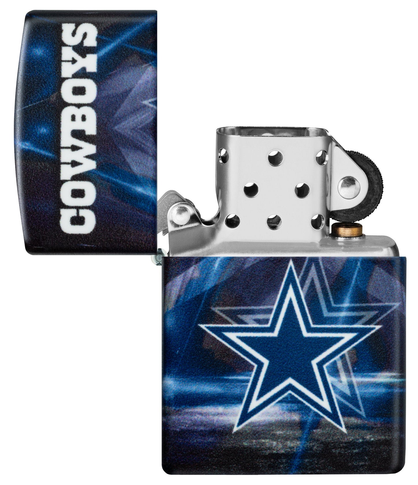 Zippo NFL Dallas Cowboys Team Spirit Design Black Matte Windproof Lighter