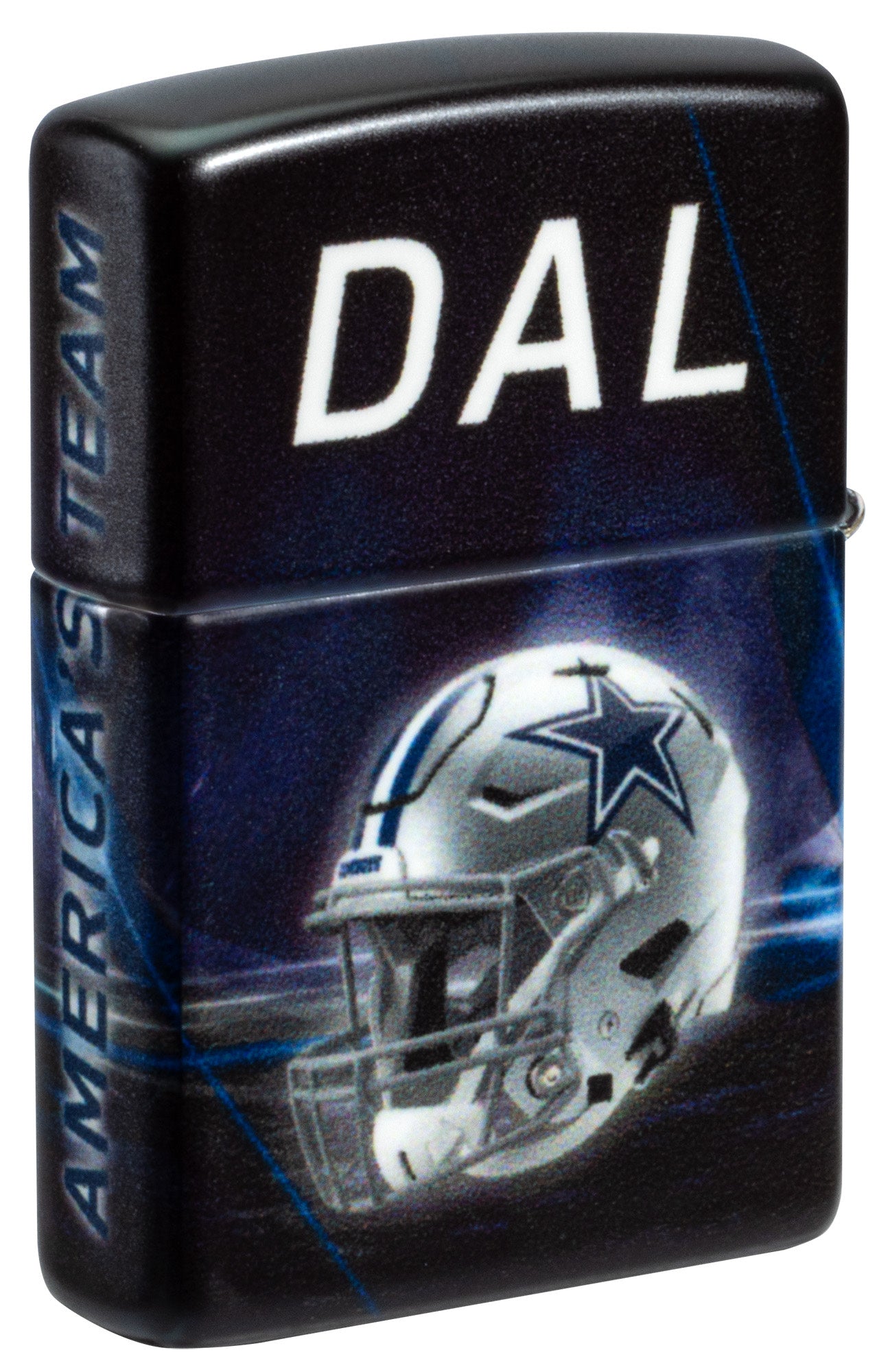 Zippo NFL Dallas Cowboys Team Spirit Design Black Matte Windproof Lighter
