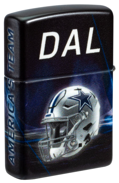 Zippo NFL Dallas Cowboys Team Spirit Design Black Matte Windproof Lighter