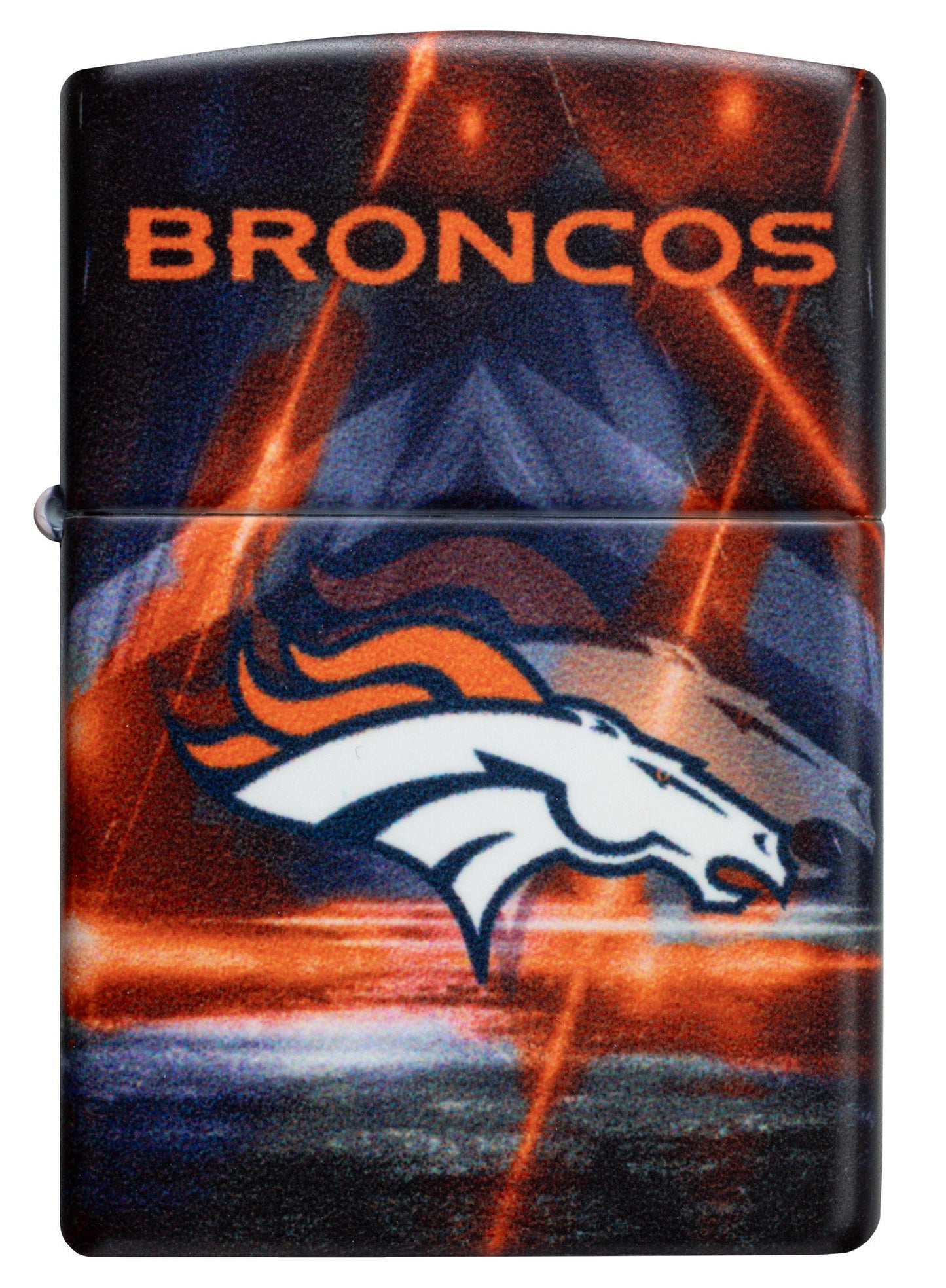 Zippo NFL Denver Broncos Team Spirit Design Black Matte Windproof Lighter