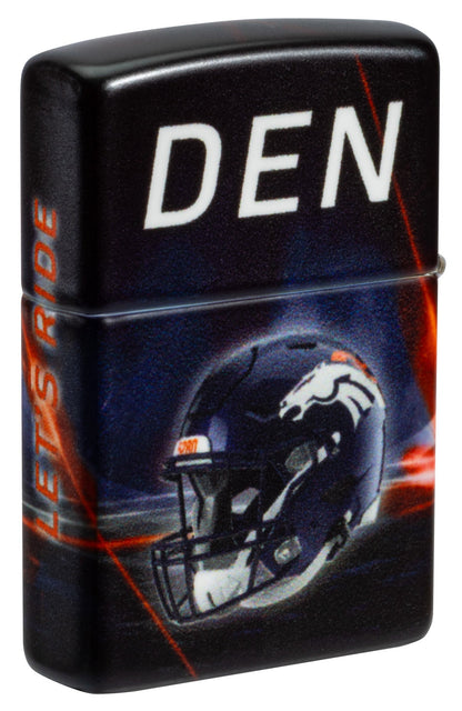 Zippo NFL Denver Broncos Team Spirit Design Black Matte Windproof Lighter