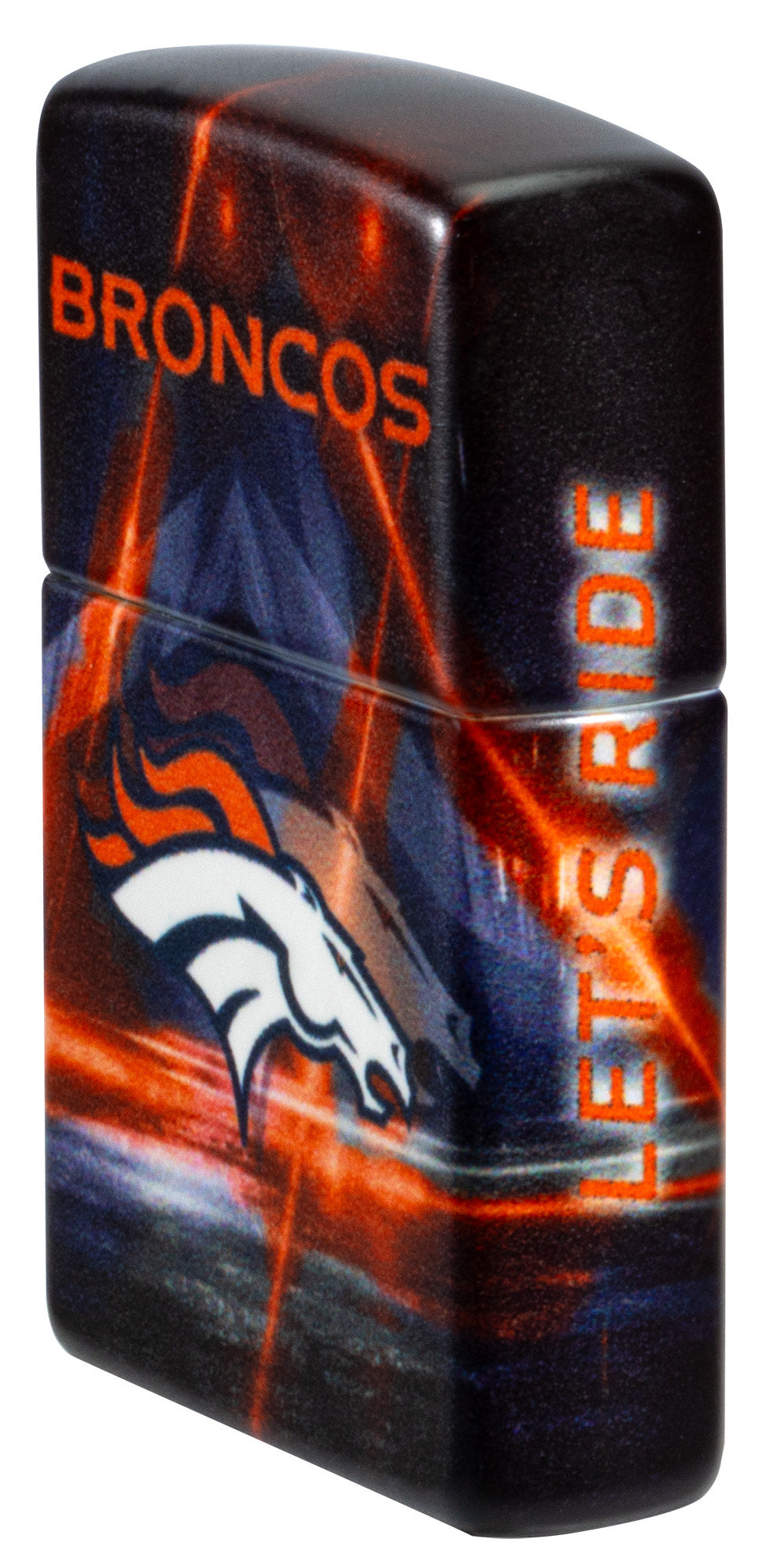 Zippo NFL Denver Broncos Team Spirit Design Black Matte Windproof Lighter