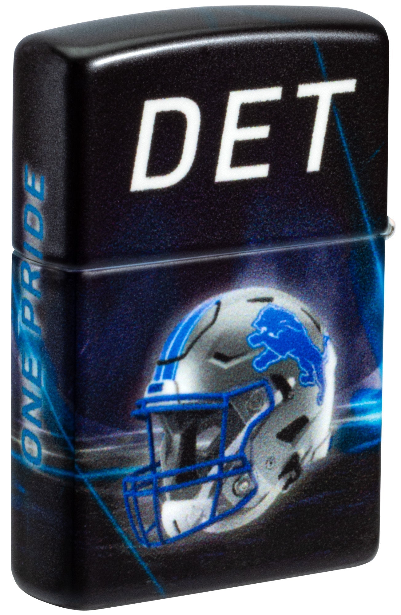 Zippo NFL Detroit Lions Team Spirit Design Black Matte Windproof Lighter