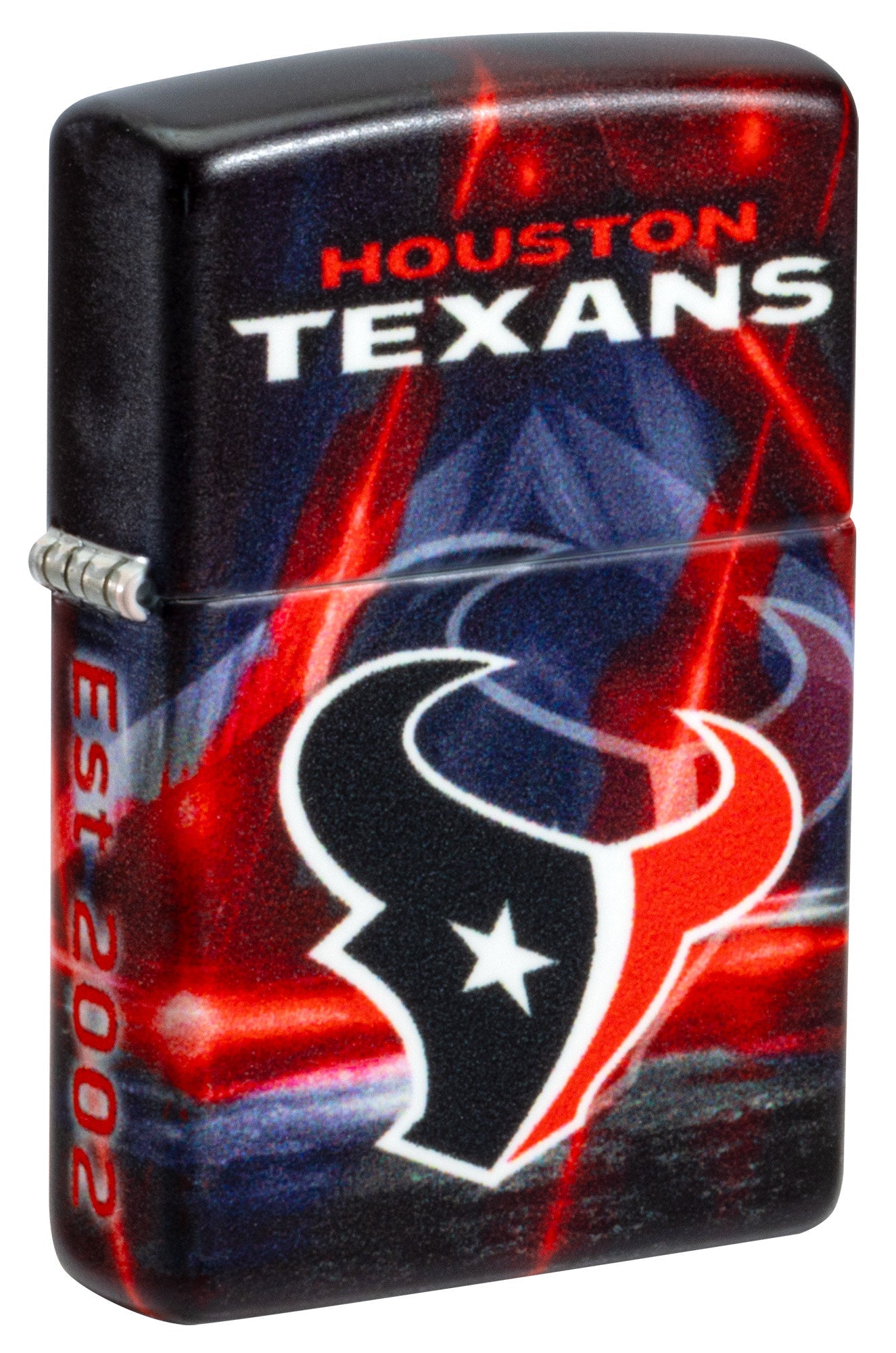 Zippo NFL Houston Texans Team Spirit Design Black Matte Windproof Lighter