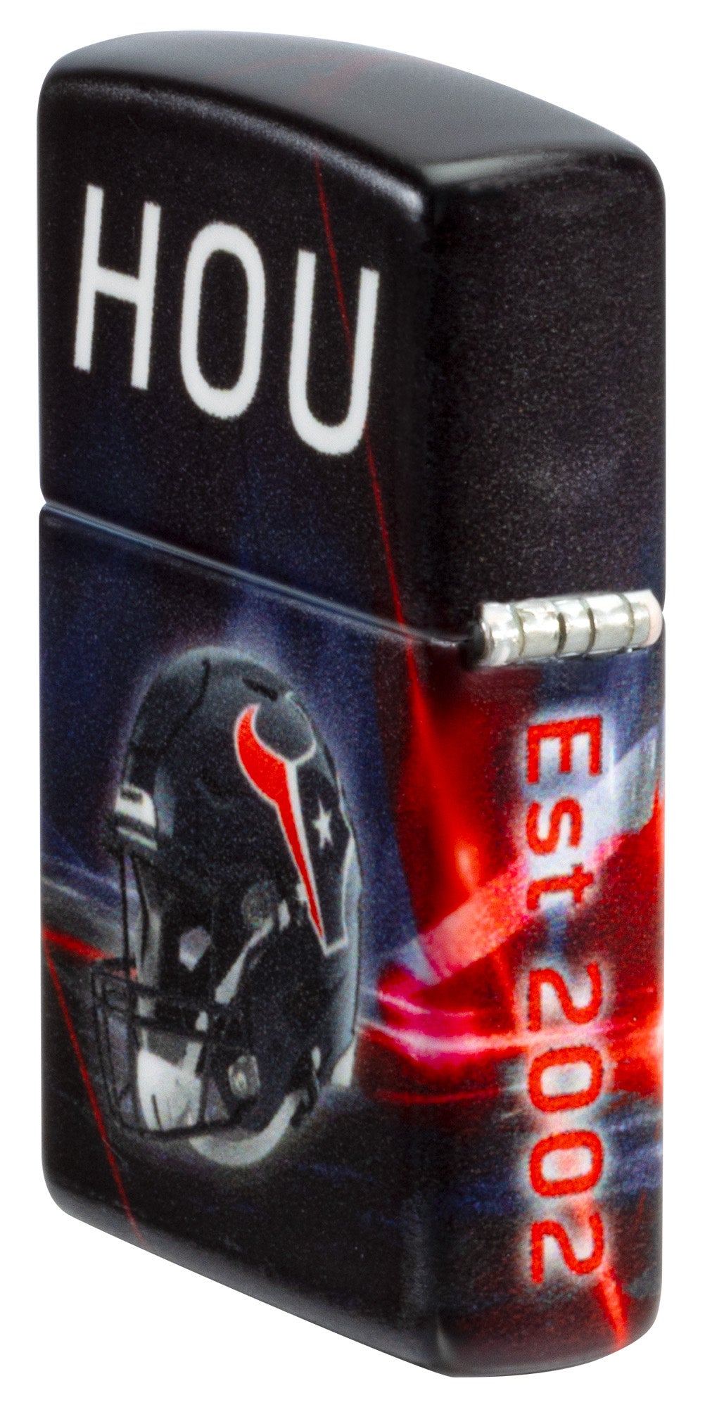Zippo NFL Houston Texans Team Spirit Design Black Matte Windproof Lighter