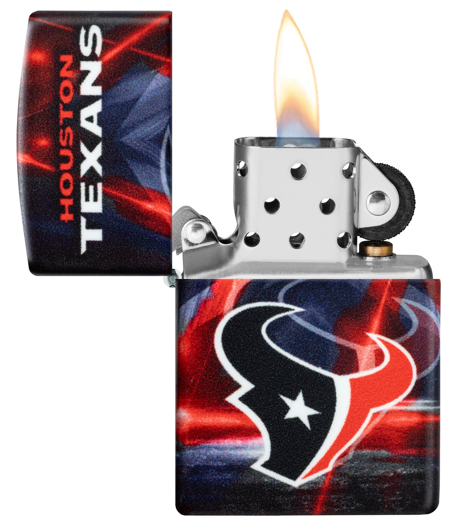 Zippo NFL Houston Texans Team Spirit Design Black Matte Windproof Lighter