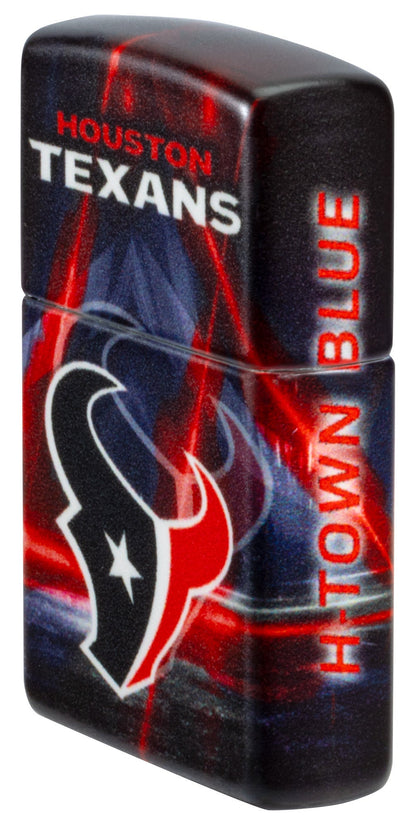Zippo NFL Houston Texans Team Spirit Design Black Matte Windproof Lighter