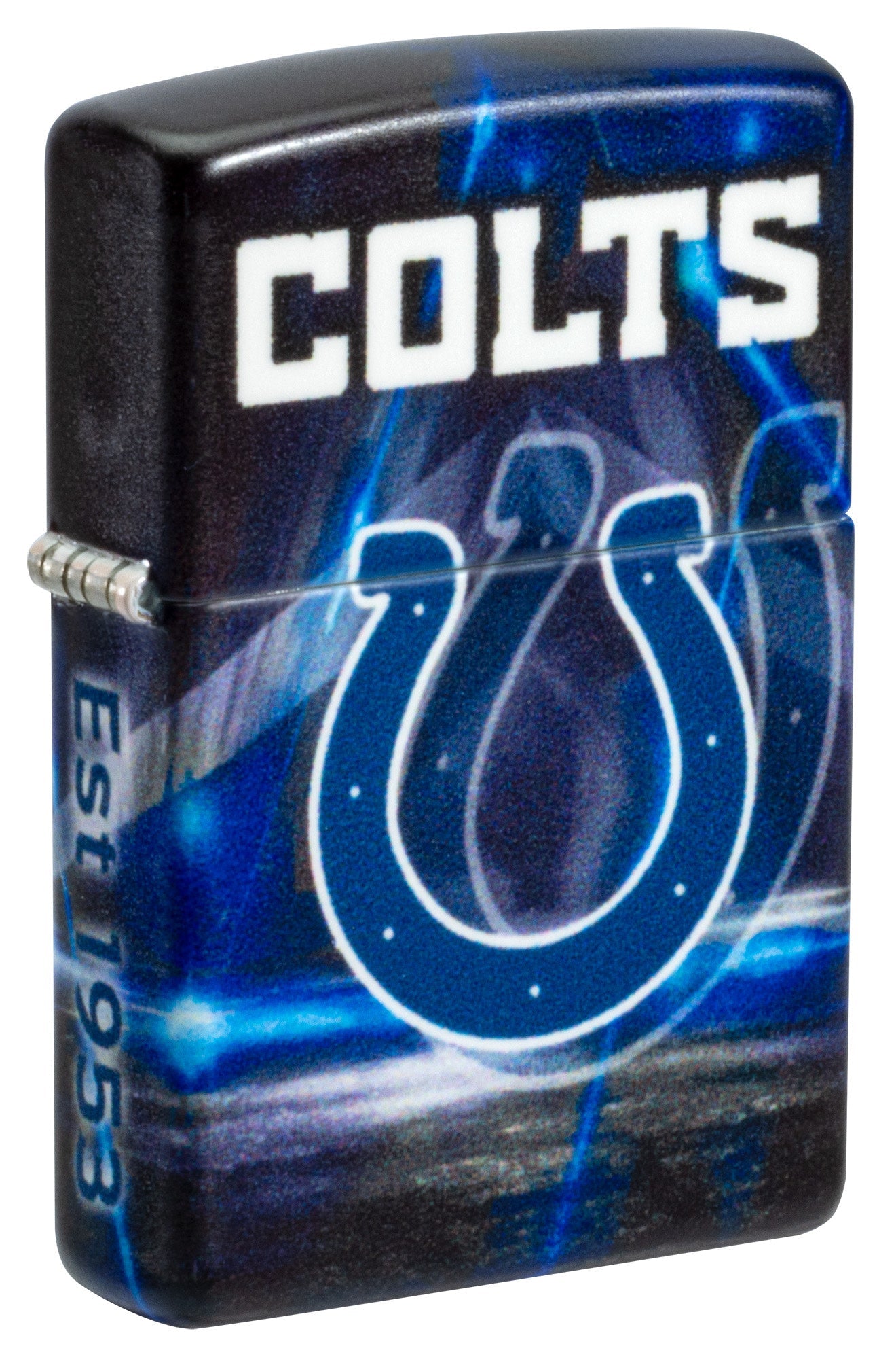 Zippo NFL Indianapolis Colts Team Spirit Design Black Matte Windproof Lighter