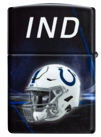 Zippo NFL Indianapolis Colts Team Spirit Design Black Matte Windproof Lighter
