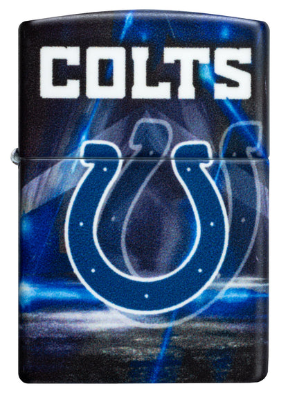 Zippo NFL Indianapolis Colts Team Spirit Design Black Matte Windproof Lighter