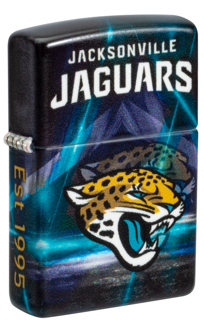 Zippo NFL Jacksonville Jaguars Team Spirit Design Black Matte Windproof Lighter