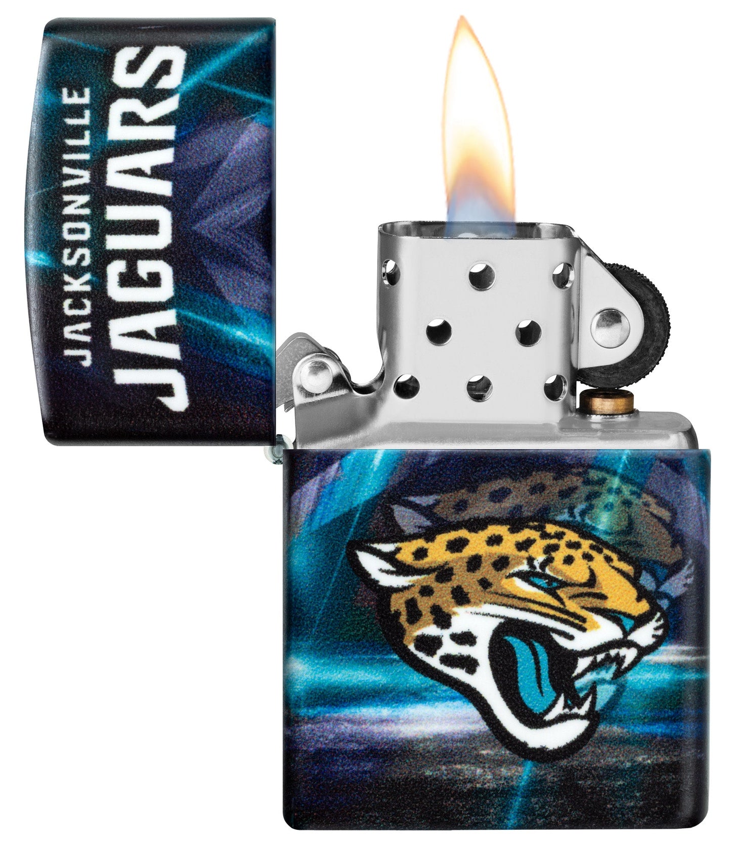 Zippo NFL Jacksonville Jaguars Team Spirit Design Black Matte Windproof Lighter
