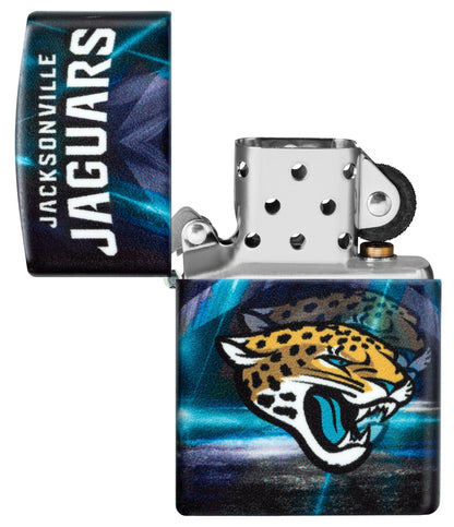 Zippo NFL Jacksonville Jaguars Team Spirit Design Black Matte Windproof Lighter