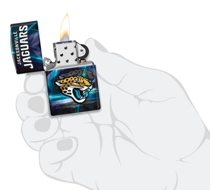 Zippo NFL Jacksonville Jaguars Team Spirit Design Black Matte Windproof Lighter