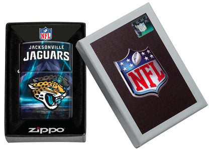 Zippo NFL Jacksonville Jaguars Team Spirit Design Black Matte Windproof Lighter