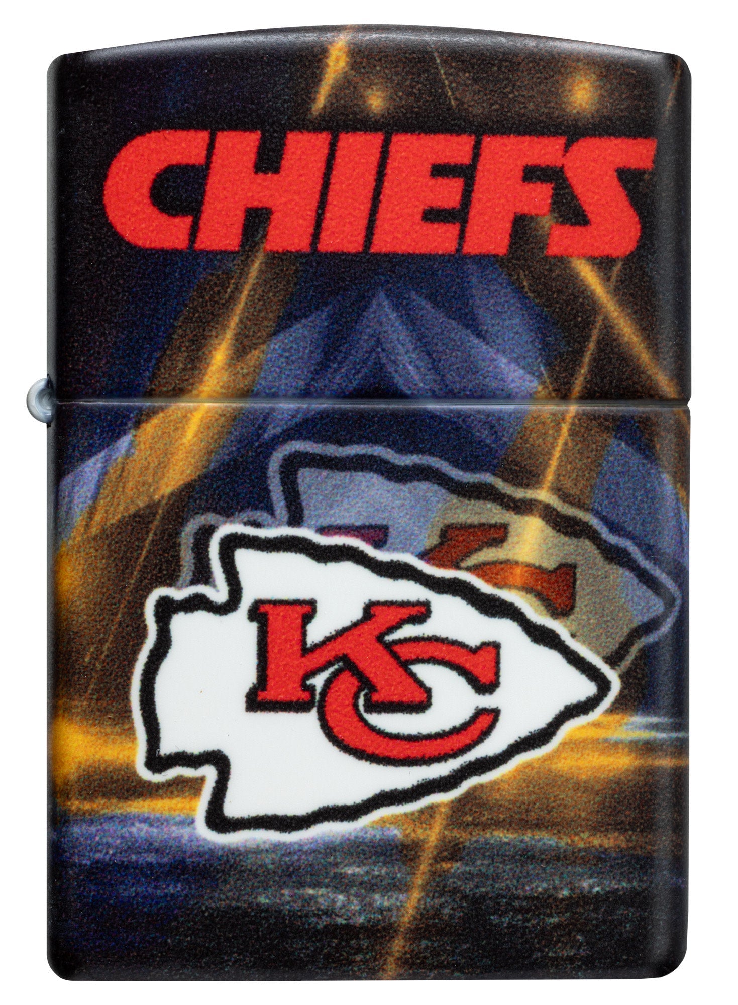 Zippo NFL Kansas City Chiefs Team Spirit Design Black Matte Windproof Lighter