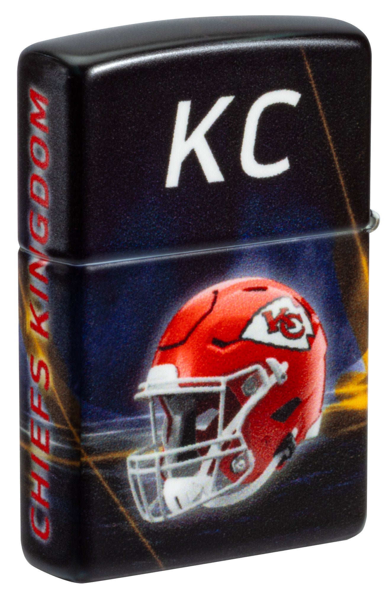 Zippo NFL Kansas City Chiefs Team Spirit Design Black Matte Windproof Lighter