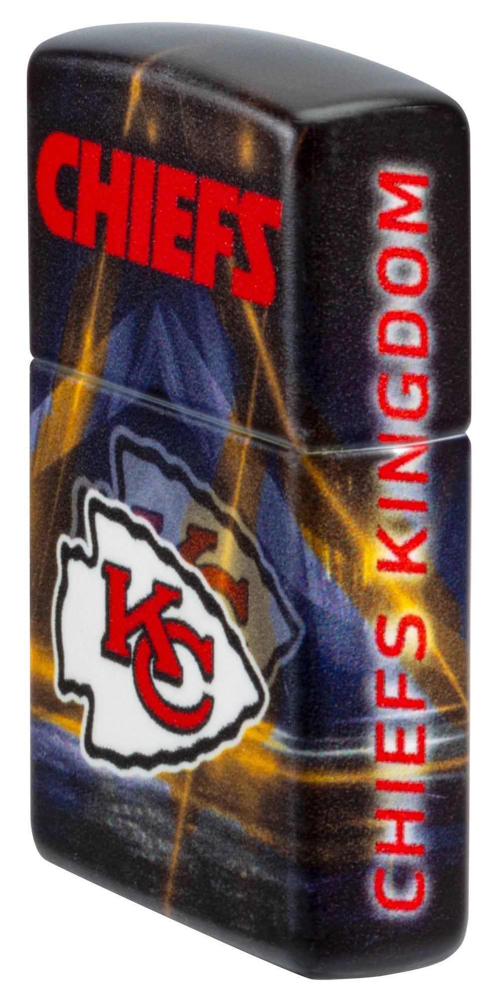Zippo NFL Kansas City Chiefs Team Spirit Design Black Matte Windproof Lighter