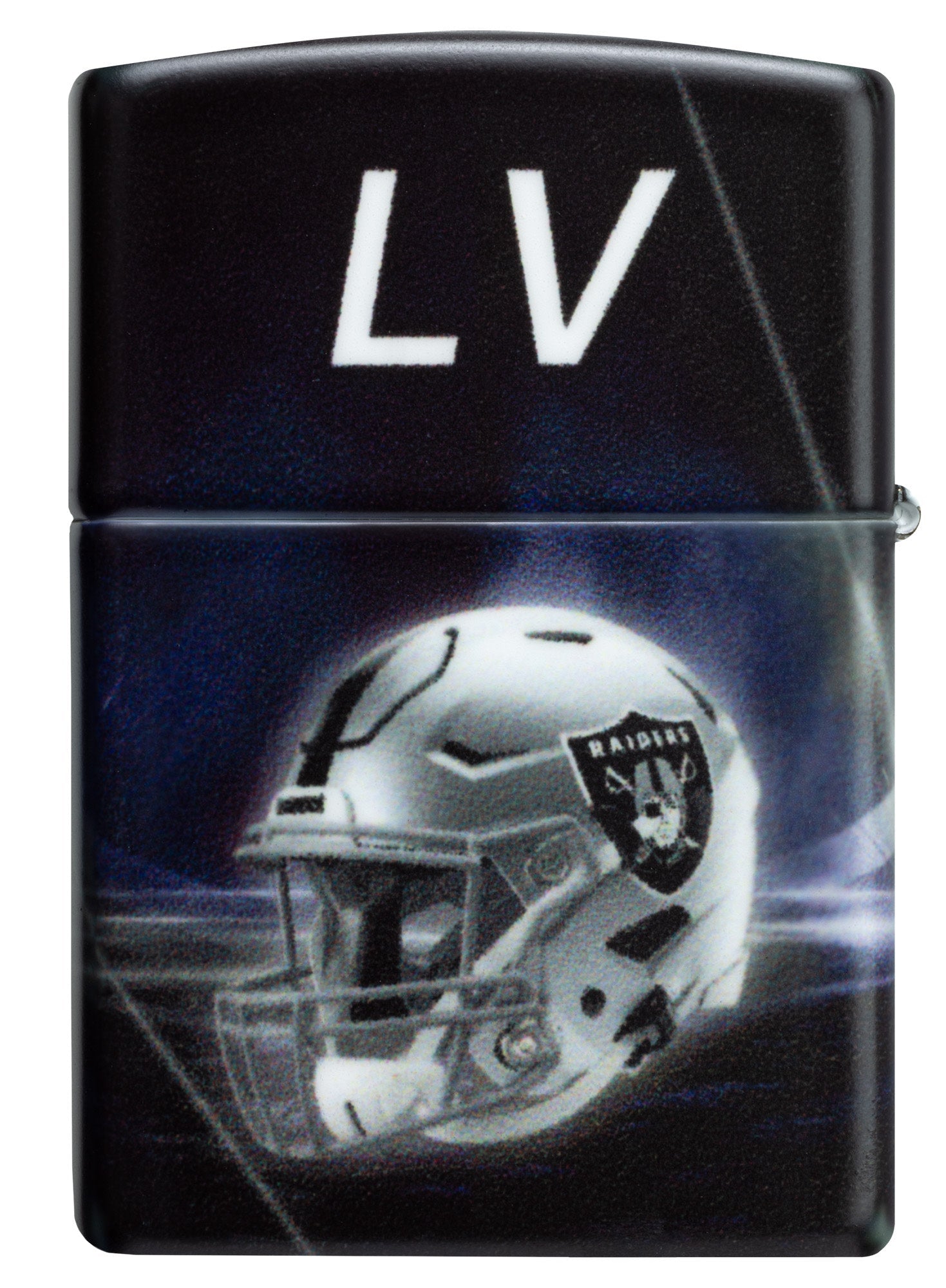 Zippo NFL Las Vegas Raiders Team Spirit Design Black Matte Windproof Lighter