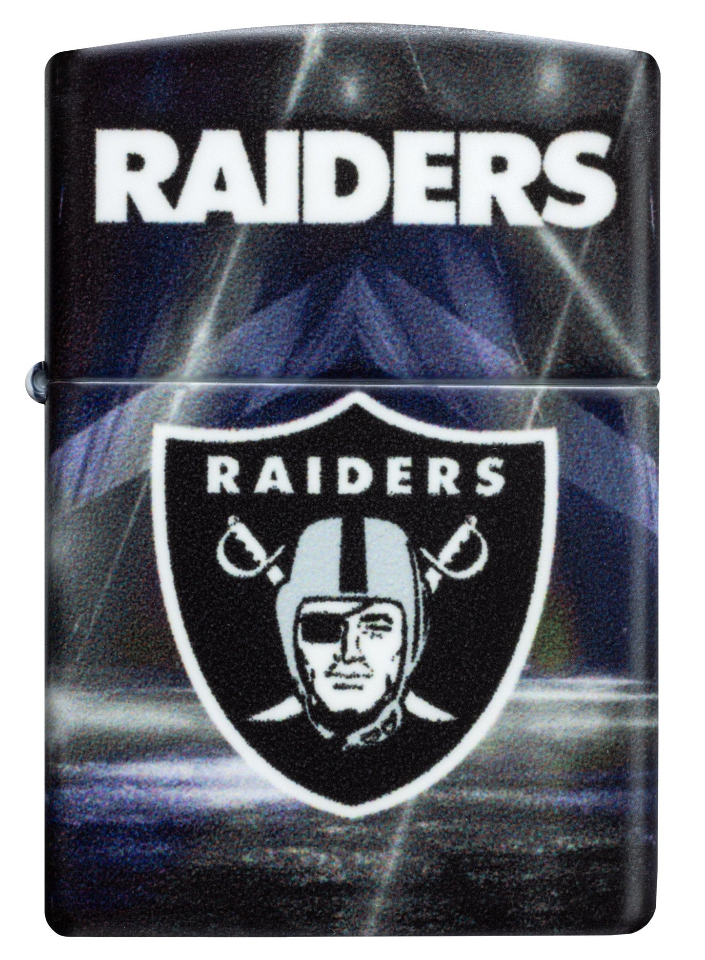 Zippo NFL Las Vegas Raiders Team Spirit Design Black Matte Windproof Lighter