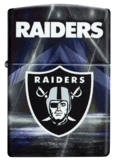 Zippo NFL Las Vegas Raiders Team Spirit Design Black Matte Windproof Lighter