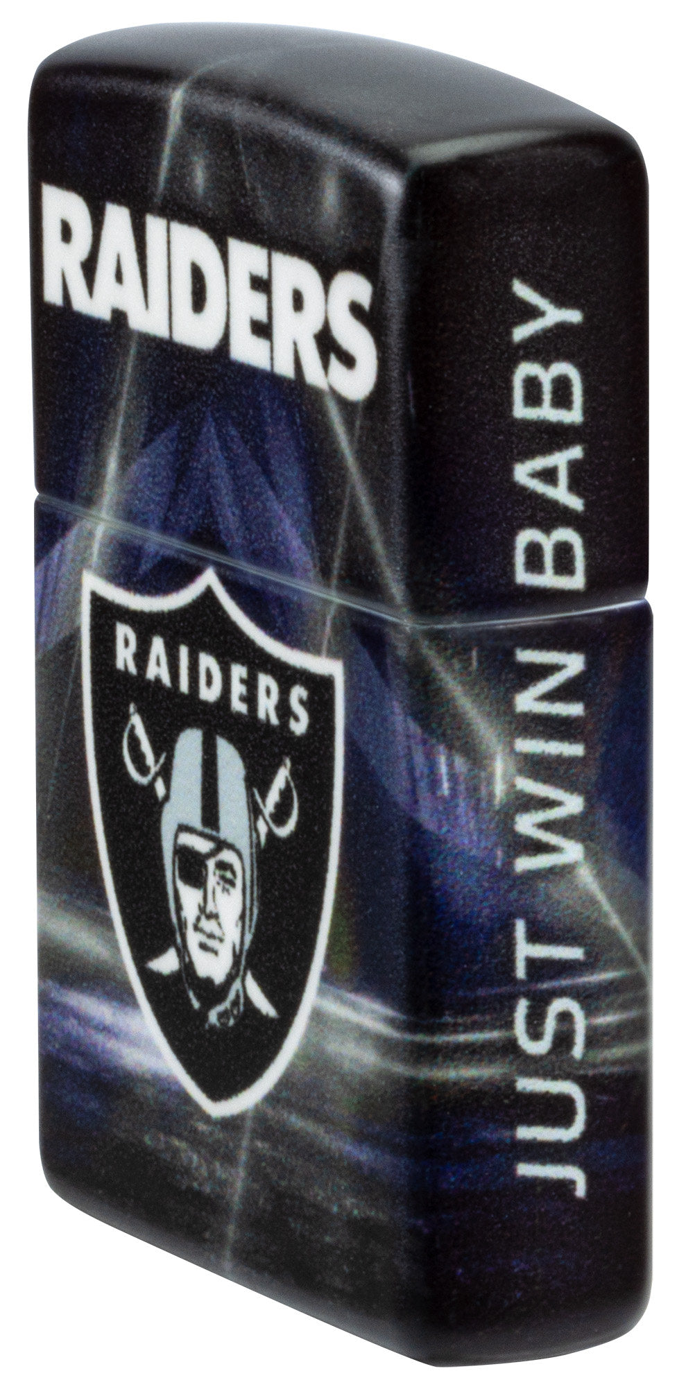 Zippo NFL Las Vegas Raiders Team Spirit Design Black Matte Windproof Lighter