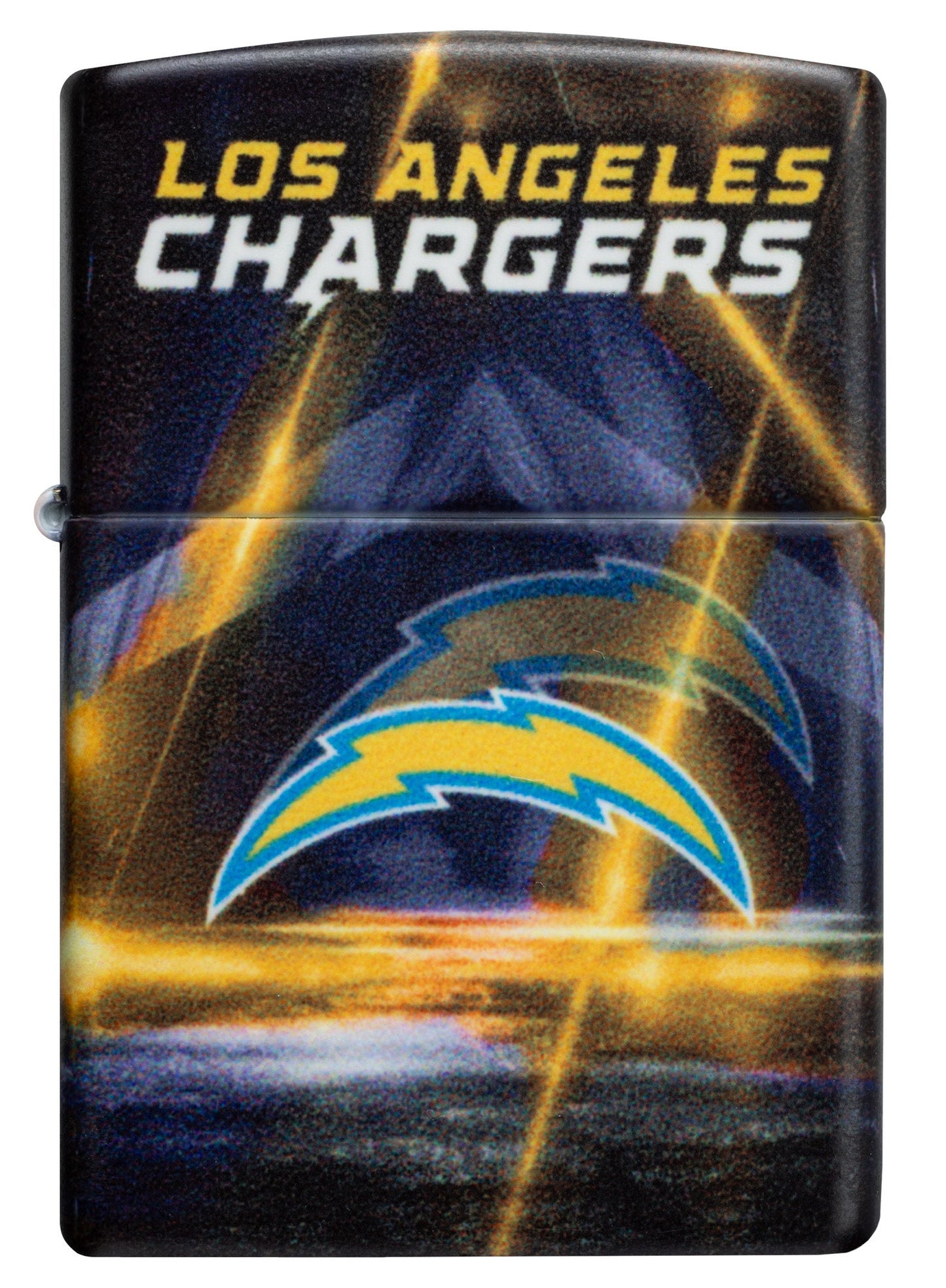 Zippo NFL Los Angeles Chargers Team Spirit Design Black Matte Windproof Lighter