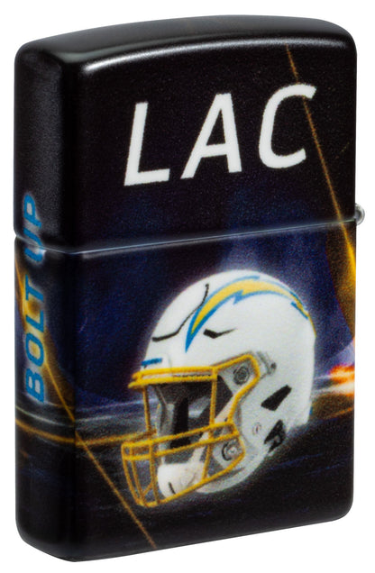 Zippo NFL Los Angeles Chargers Team Spirit Design Black Matte Windproof Lighter