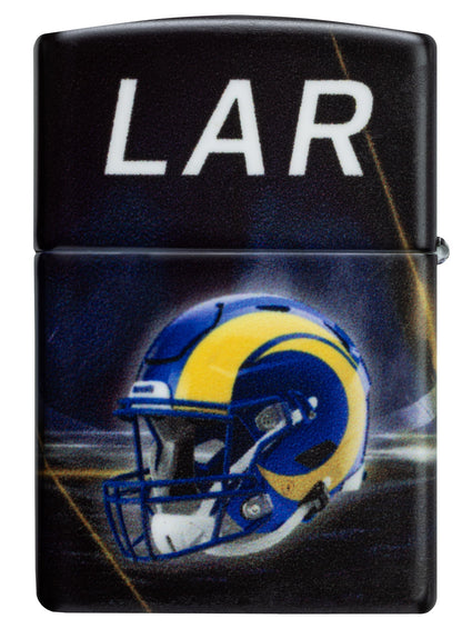 Zippo NFL Los Angeles Rams Team Spirit Design Black Matte Windproof Lighter