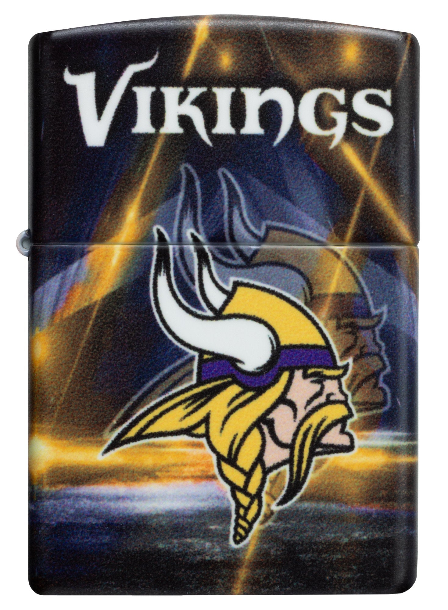 Zippo NFL Minnesota Vikings Team Spirit Design Black Matte Windproof Lighter