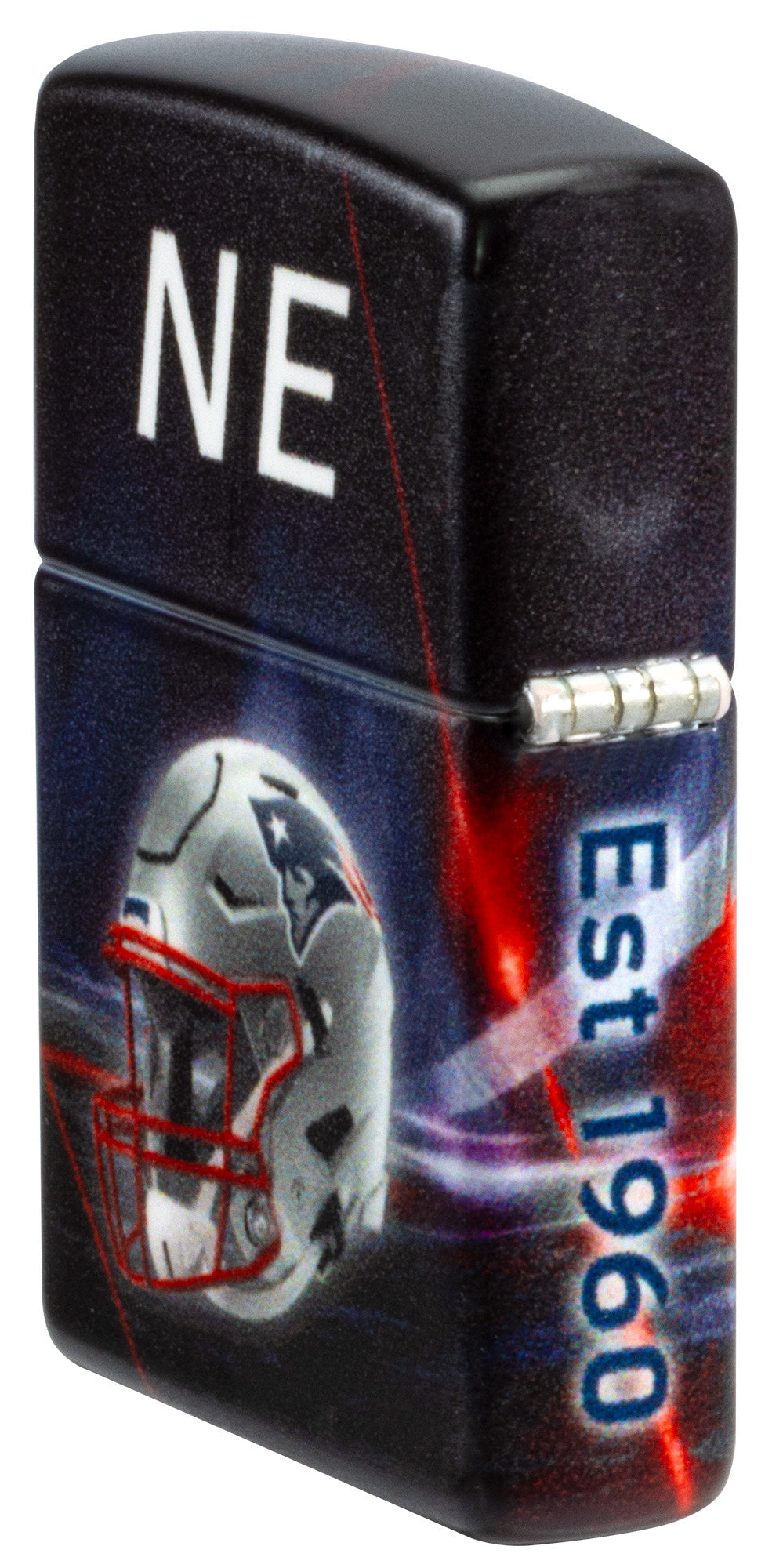 Zippo NFL New England Patriots Team Spirit Design Black Matte Windproof Lighter