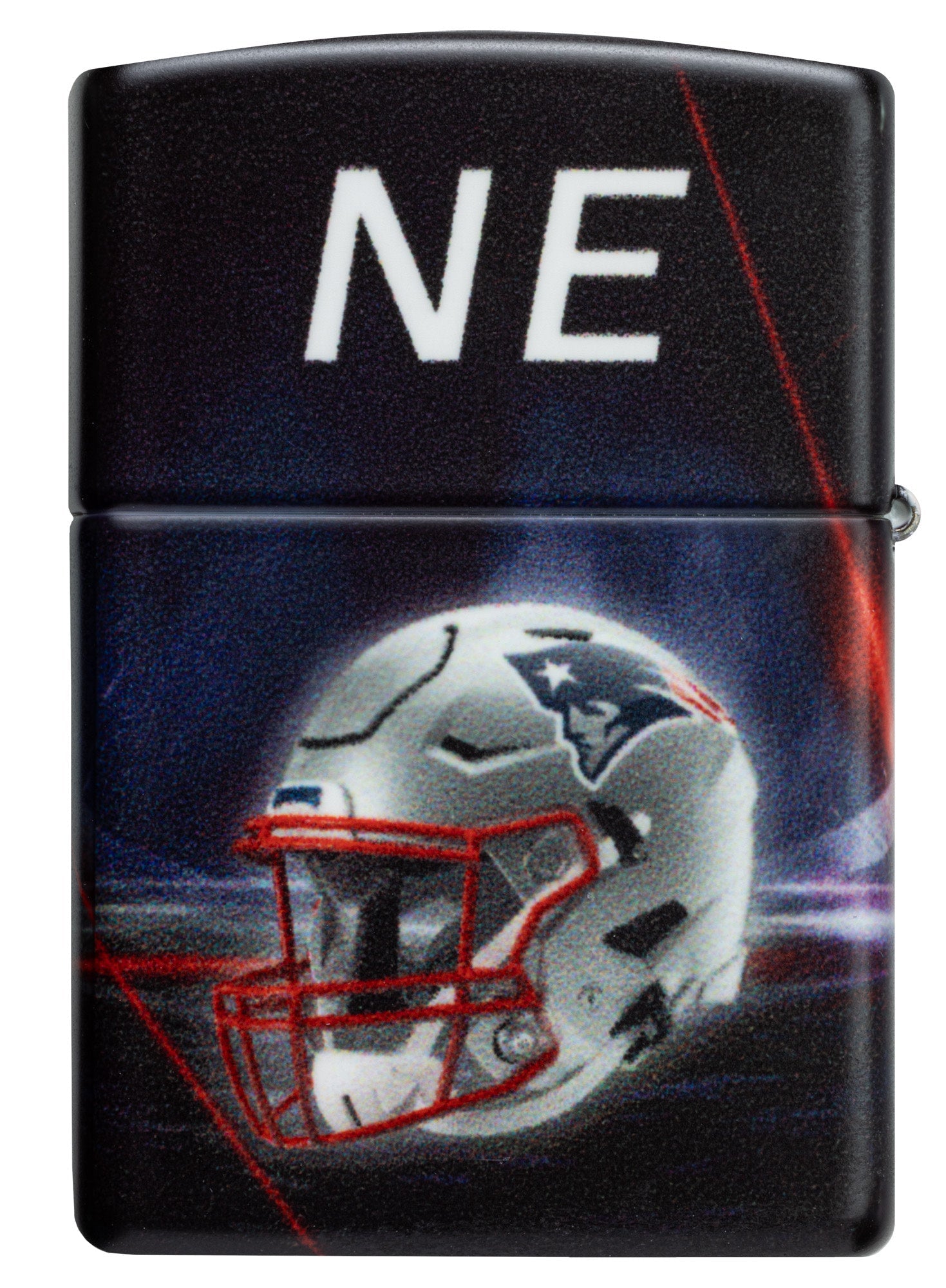 Zippo NFL New England Patriots Team Spirit Design Black Matte Windproof Lighter