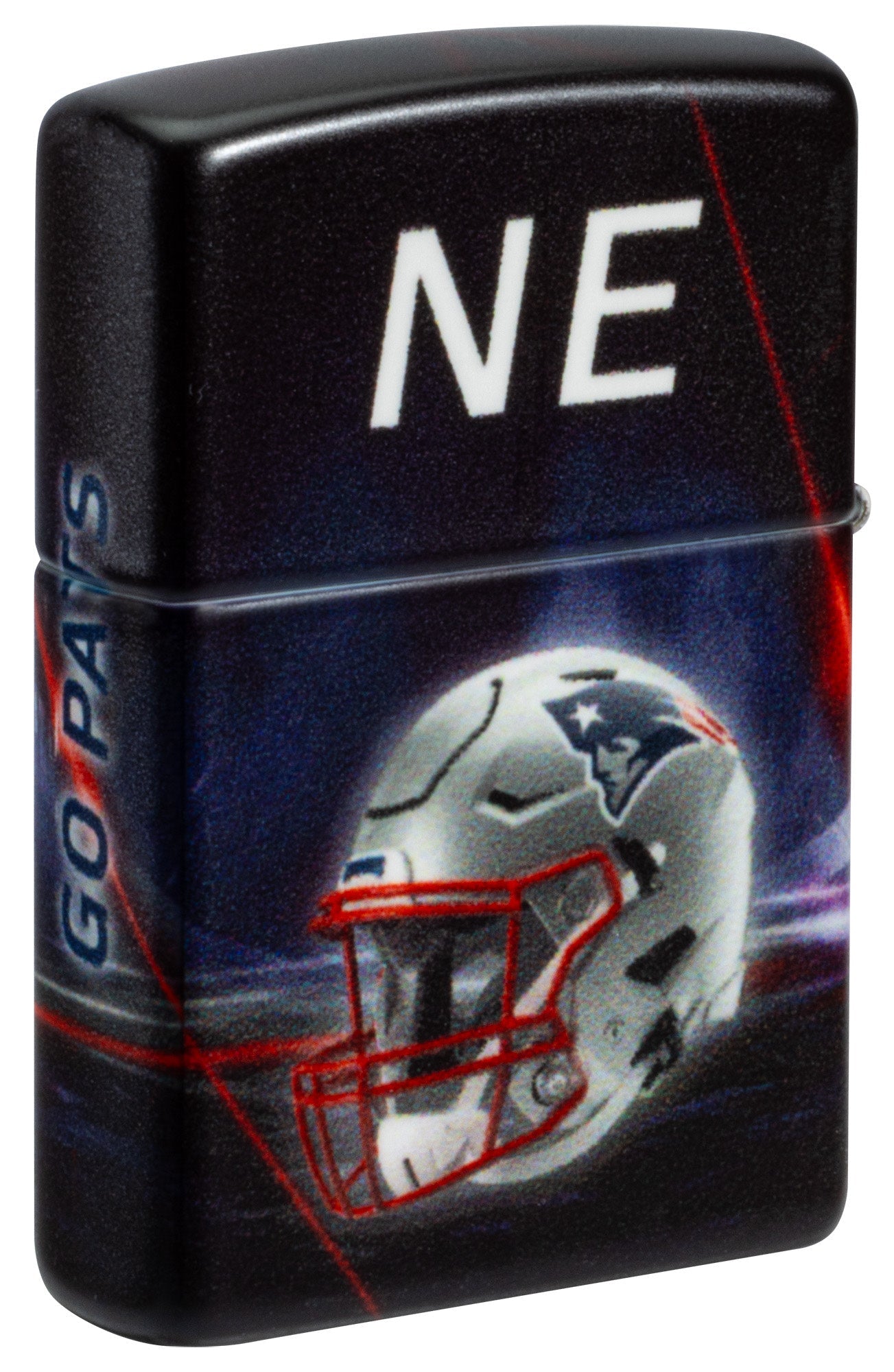 Zippo NFL New England Patriots Team Spirit Design Black Matte Windproof Lighter