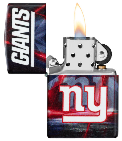 Zippo NFL New York Giants Team Spirit Design Black Matte Windproof Lighter