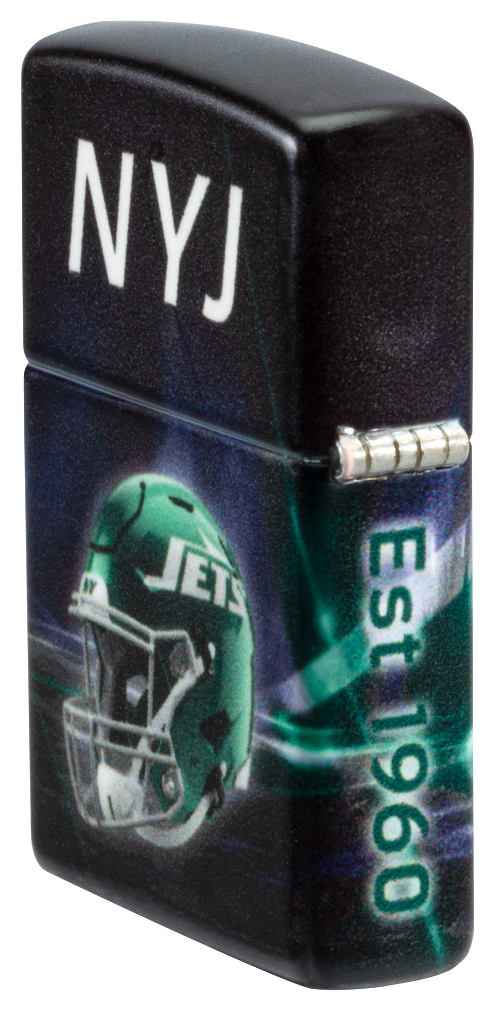 Zippo NFL New York Jets Team Spirit Design Black Matte Windproof Lighter