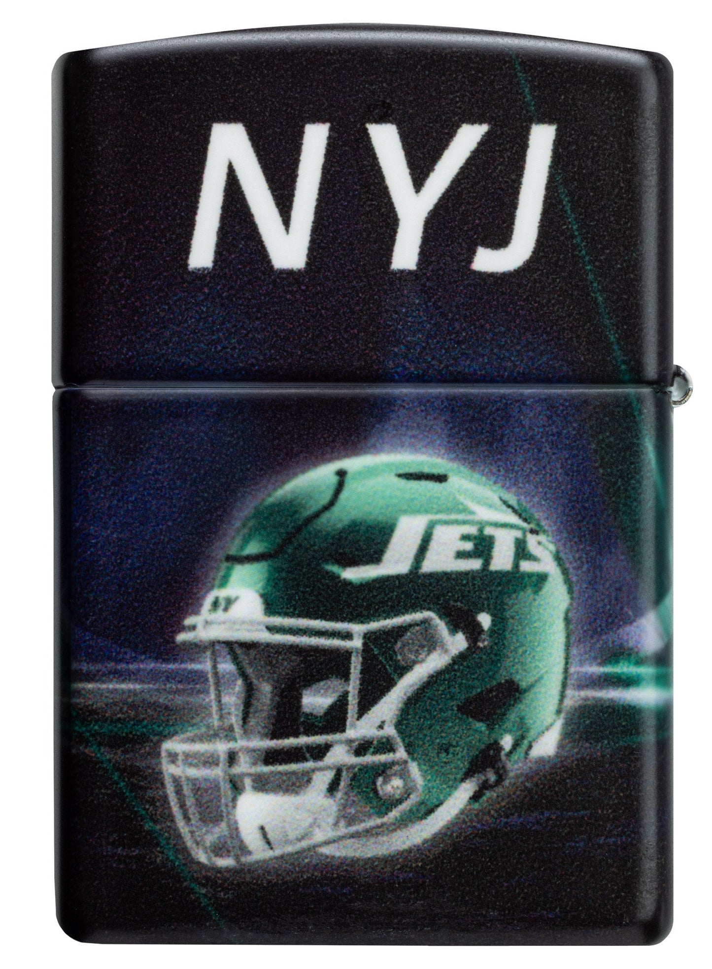 Zippo NFL New York Jets Team Spirit Design Black Matte Windproof Lighter