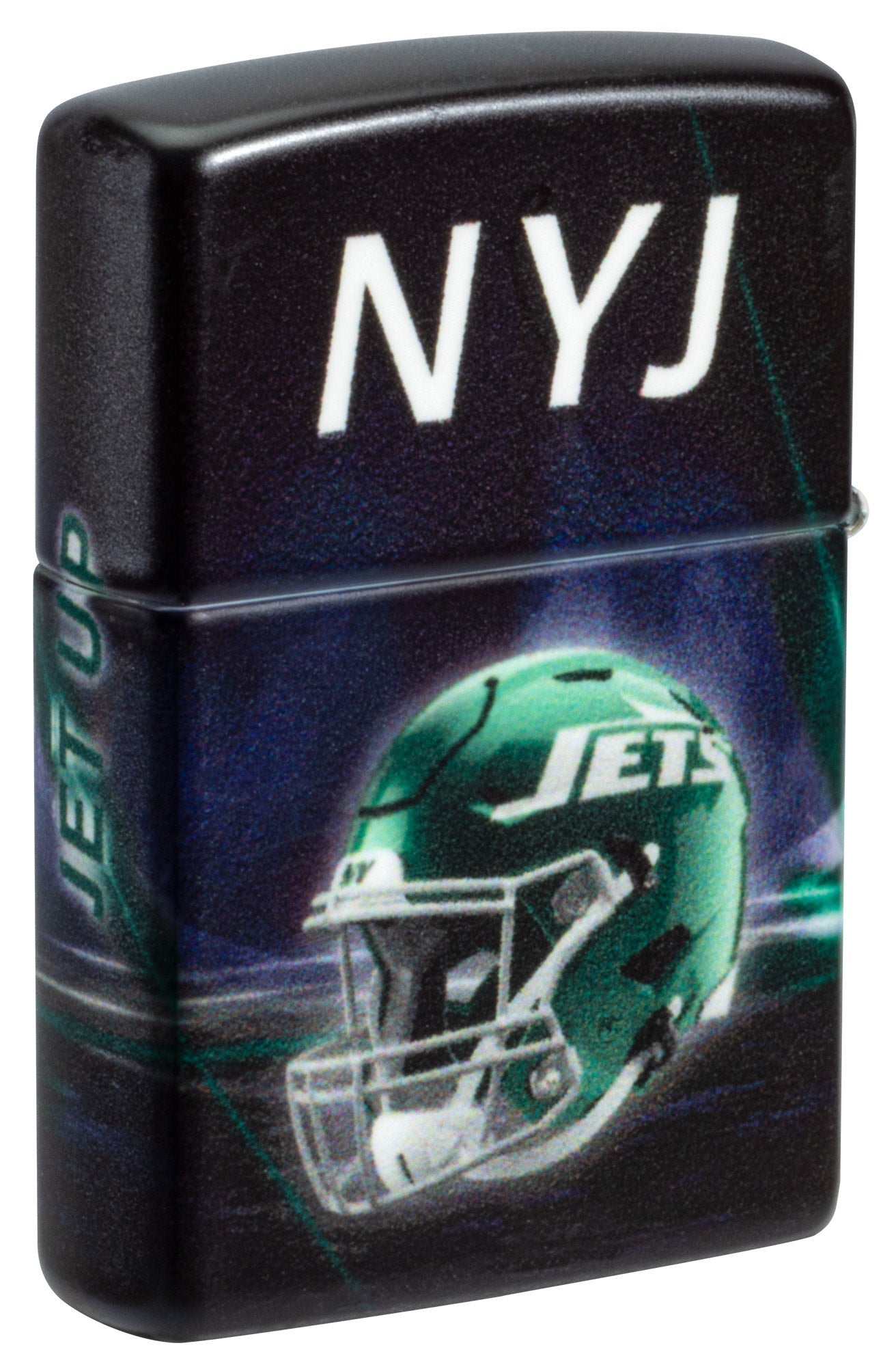 Zippo NFL New York Jets Team Spirit Design Black Matte Windproof Lighter