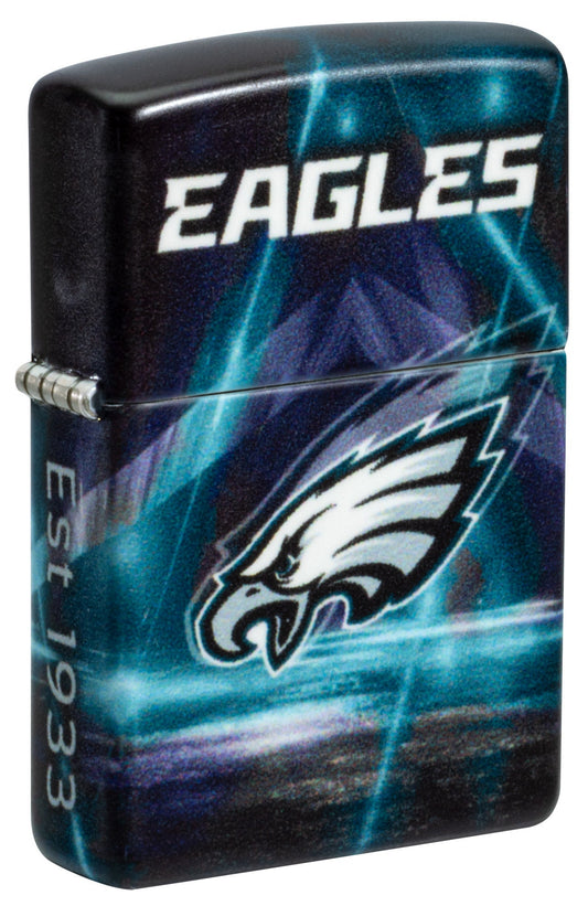 Zippo NFL Philadelphia Eagles Team Spirit Design Black Matte Windproof Lighter