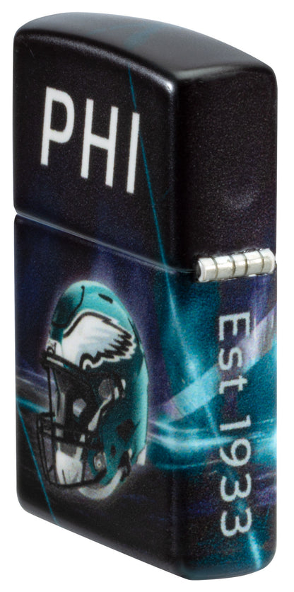 Zippo NFL Philadelphia Eagles Team Spirit Design Black Matte Windproof Lighter
