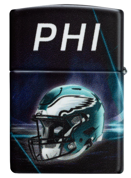 Zippo NFL Philadelphia Eagles Team Spirit Design Black Matte Windproof Lighter
