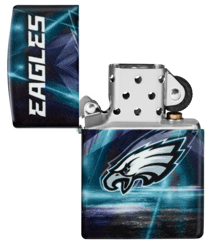 Zippo NFL Philadelphia Eagles Team Spirit Design Black Matte Windproof Lighter