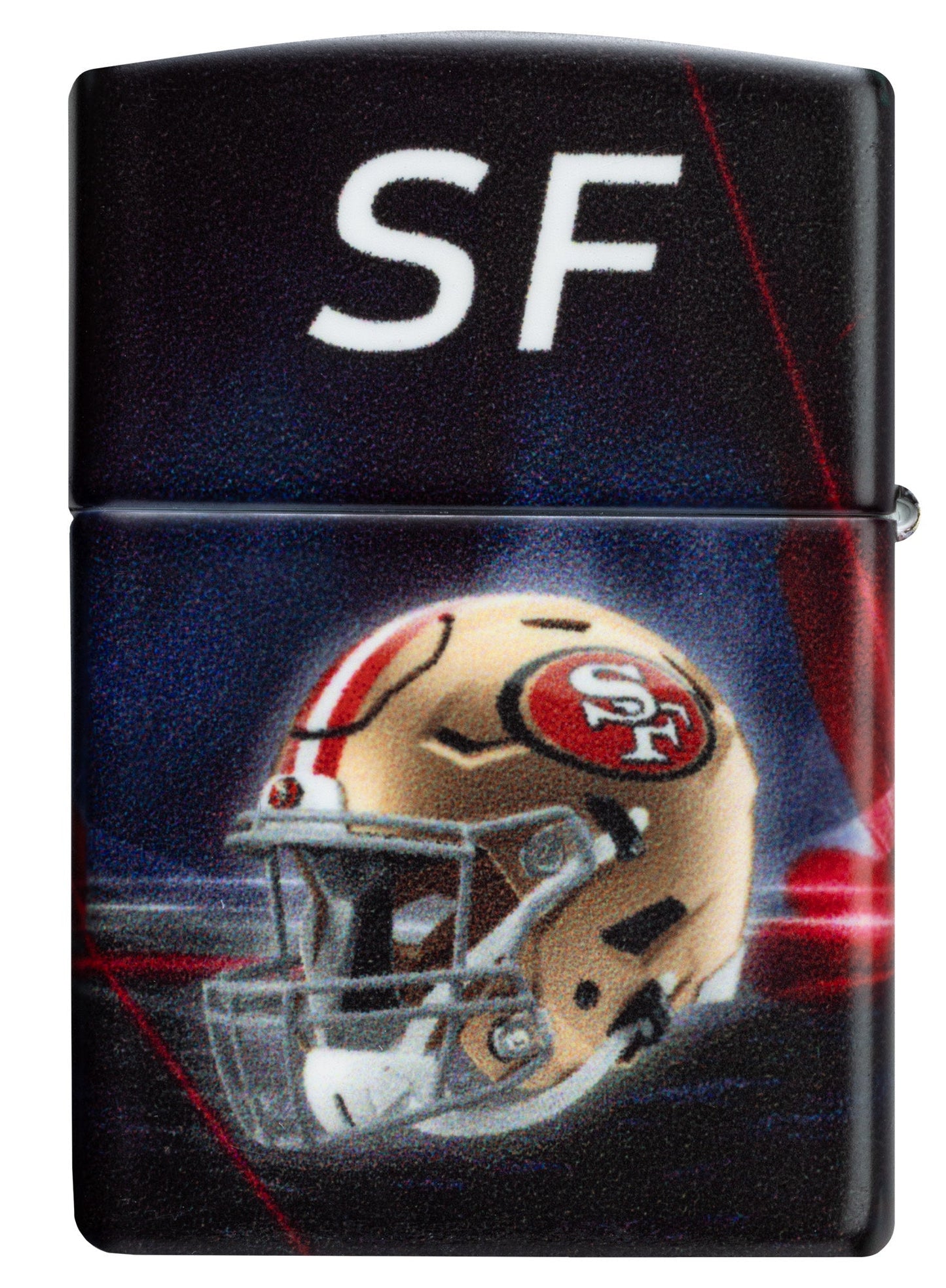 Zippo NFL San Francisco 49ers Team Spirit Design Black Matte Windproof Lighter